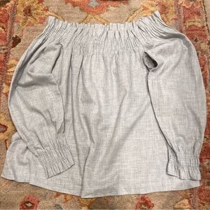 Loft Off the shoulder linen top